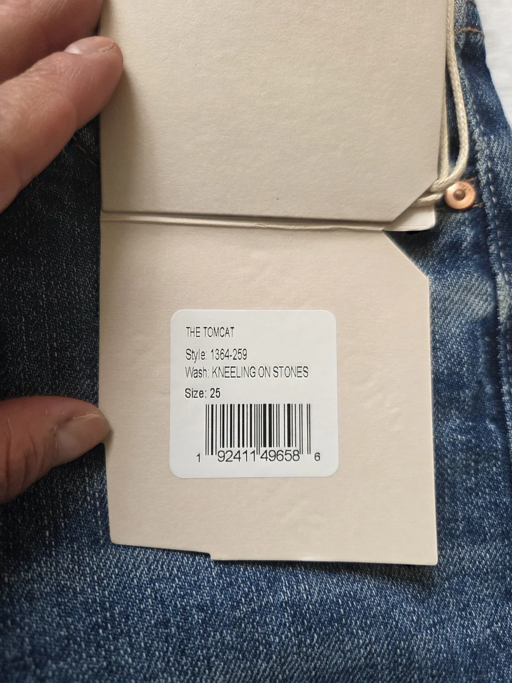 Mother Superior Blue Straight-Leg Men’s Jeans - Picture 9 of 10